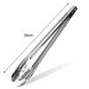 5/1Pcs Non-Slip Stainless Steel Food Tongs Salad Bread Clamps Cooking Tools Barbecue Meat Tongs Serving Clips Kitchen Gadgets