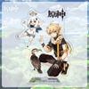 16cm Height Acrylic Large Stand-up Display Featuring Characters From Mondstadt and Liyue In Genshin