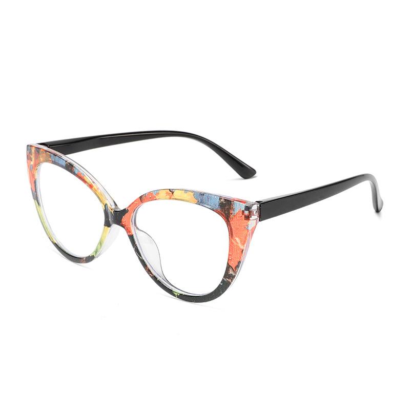 

Brand Cat Eye Frame Photochromic Anti Blue Ray Femal Myopia Sunglasses Presbyopic Hyperopia Short Sight Prescription Eyeglass Single Version&1.56&None красный