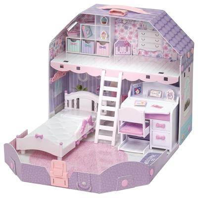 Takara Tomy Licca-chan's Room with a Loft! Dress-up and Pretend Play Toy for Ages 3 and Up.