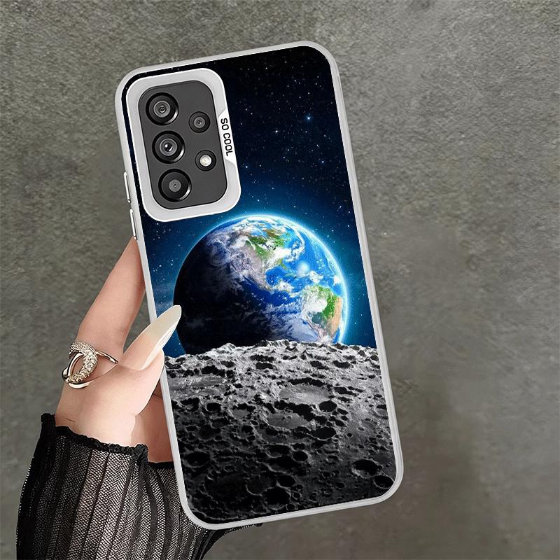 Earth Stars Space Universe Shockproof Phone Case for Samsung A17 A16 A15 A14 A37 A57 A36 A56 A26 A35 A55 A25 A34 A54 A24 A13 A23