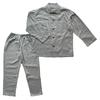 Wasaraf Long Sleeve Gauze Stone Size Made In Mikawa Stylish Double Loose Loungewear Men's Pajamas, Gray, L, Japan, 100% Cotton, Cotton, Loungewear,