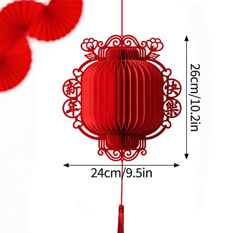 Honeycomb Lantern Hanging Ornament 2027 Sheep Year Chinese New Year Decorations Lunar Year of The Goat Home Decor