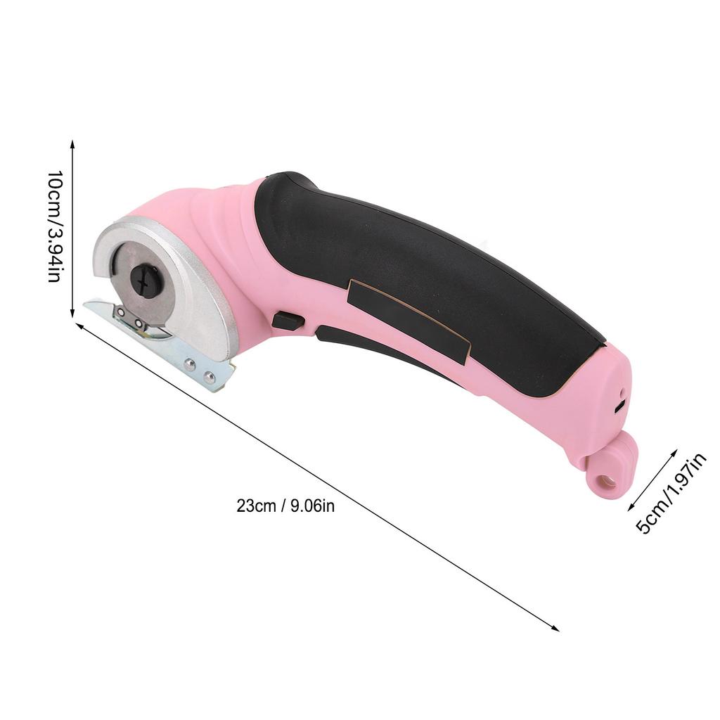Cordless Electric Scissors Handheld Fabric Cutter 240RPM Rechargeable Tool for Carpet Sponge