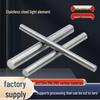 304 Stainless Steel Bright Round Bar - Solid Linear Shaft with Zero Cut Processing, Free Shipping