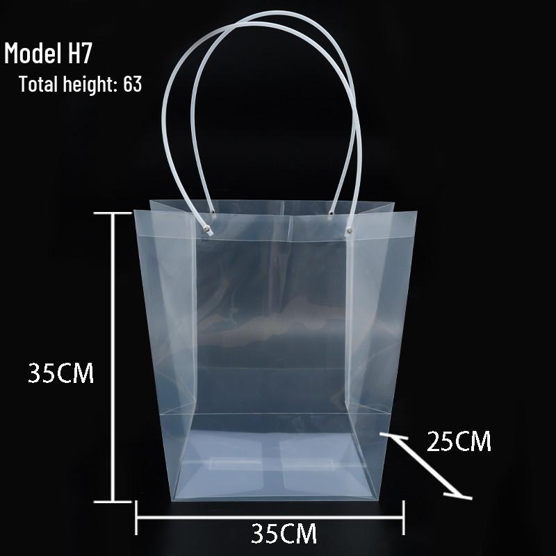 Macaron Flower Arrangement Tote - DIY Waterproof Paper Bag for Bouquets and Gift Packaging