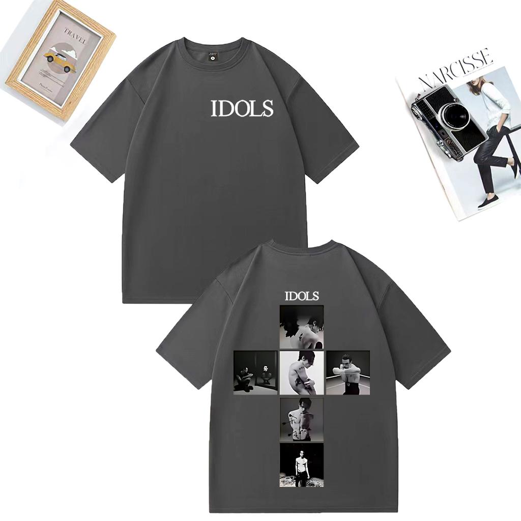 Singer Yungblud IDOLS 2025 Summer New Album Tour 100 Pure Cotton Printed Tshirt Men Women Streetwear Hip Hop Short Sleeve Y2k