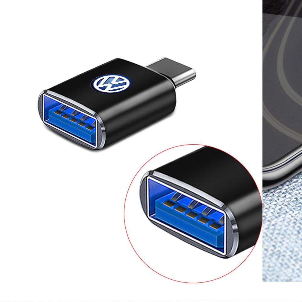 2026 Hot For VW VOLKSWAGEN Car Charger USB Converter Fast Charging Auto Accessories For Volkswagen VW R GTI Golf Polo Beetle  Pa