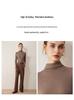 Women's Machine Washable Ultra-Fine Wool Base Layer: Half-High Neck, 2026 Autumn/Winter Thin Knit Sweater