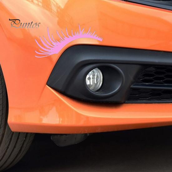 Adesivi per Auto Ciglia Carine 2 Paia Adesivi per Fari, Decalcomanie Divertenti per Fari Auto, Adesivo Veicolo Facile da Applicare per Auto Beetle, Motociclette,
