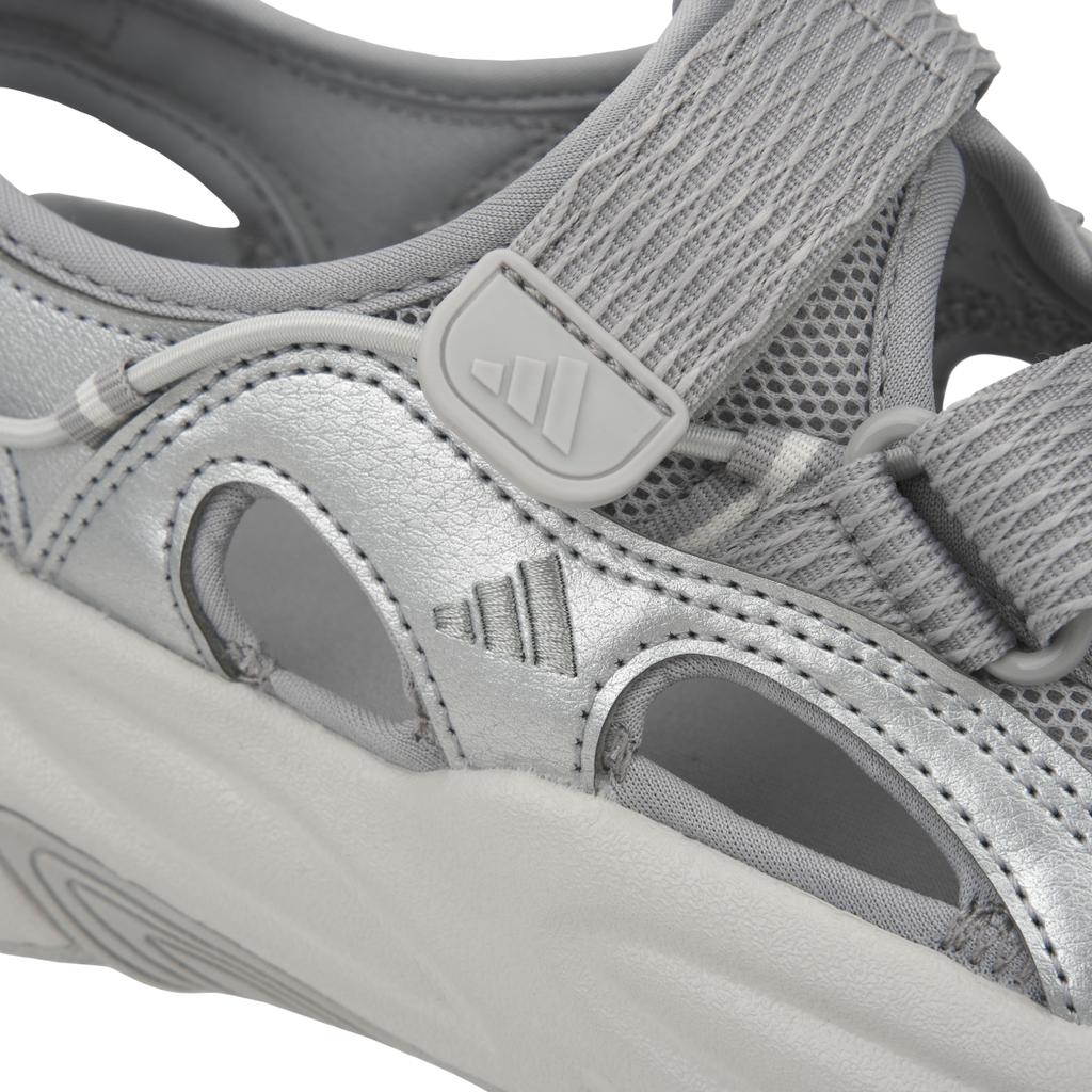 adidas Ozwave Sandal Comfortable Non-Slip River Shoes Unisex Footwear Gray Silver JS4580