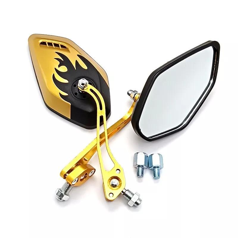 Motorcycle Rearview Mirror 360° Rotating Adjustable Electric Vehicle Scooter Universal Modification Accessories