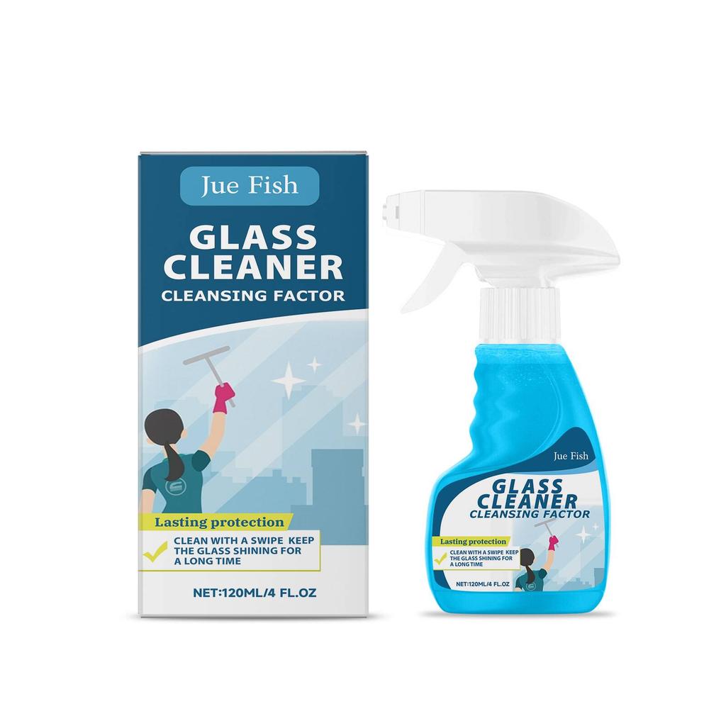 Glass Door Cleaner Spray Shower Door Descaling Bathtub Scale Cleaner Basin Water Stains Remover Bathroom Window Cleaning Liquid