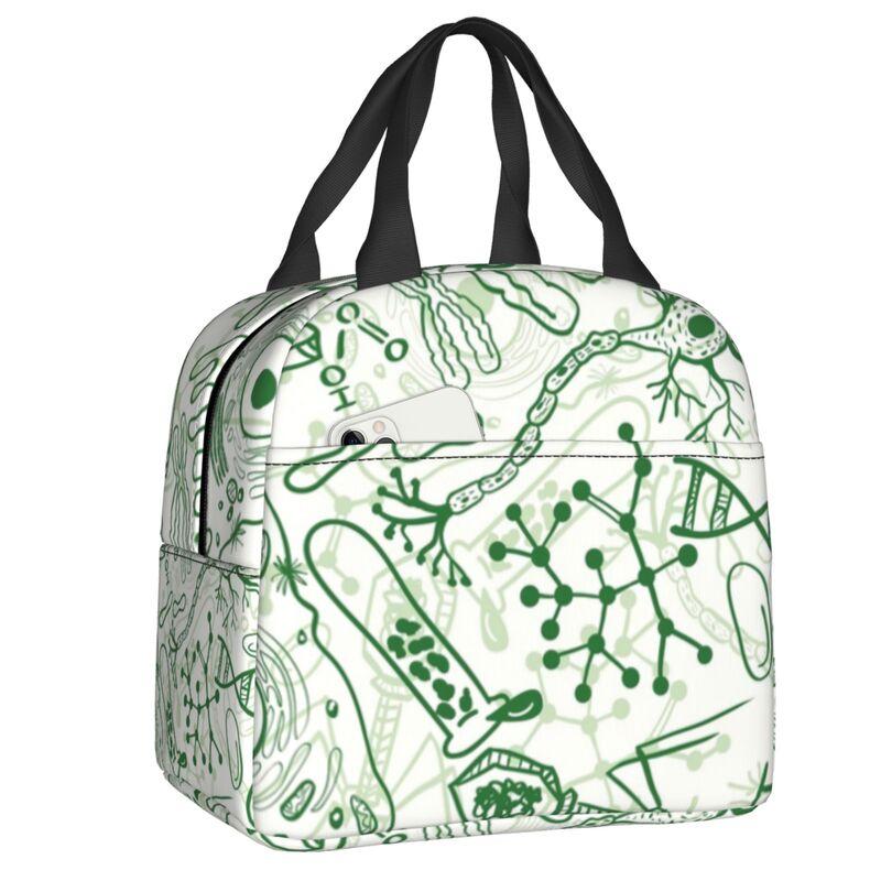 Custom I Am A Scientist Lunch Bag Science Physics Chemistry Biology Cooler Thermal Insulated Lunch Boxes for School Children Lunch Bag