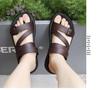 2024 Men's Beach & Home Fashion Sandals: Trendy, Dual-Use Flip-Flops