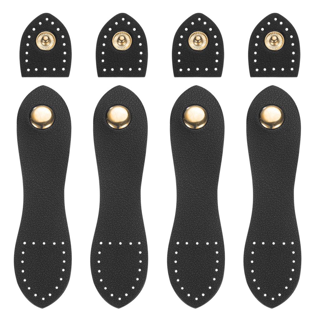 4/8 Sets Sewing Leather Snap Buckles Sewing Fasteners for Handmade DIY Patchwork Bag Hangbag Lock Hardware Accessories