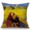 Famous Painting John Everett Millais The Blind Girl Ophelia Victoria Era Art Throw Pillow Case Pre-Raphaelite Sofa Cushion Cover