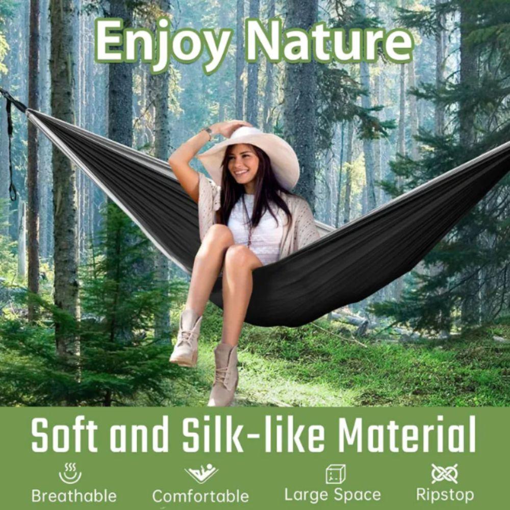 Ultra Light Portable Hammock Nylon Color Matching Hanging Bed  Travel Adventures
