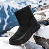Large Size 36-49 ExtraWide Barefoot Shoes For Men Women Winter Boots Waterproof Outdoor Ankle Boots For Men Snow Boots Wide Toe Box Unisex Shoes