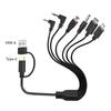 Universal Charges Cord Fast Charging Cable Small 23 Length Cm Multiple Device Charging Solution for Multiple Devices