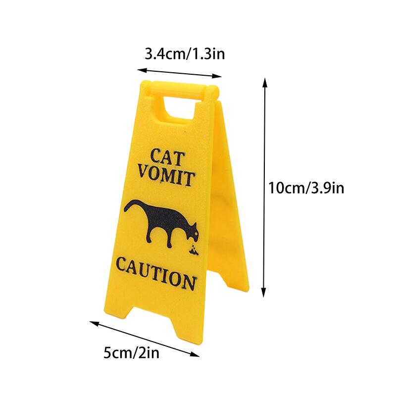 

1 шт., устойчивый к погодным условиям пластиковый наружный садовый двор газон предупреждающий знак украшение забавный креативный предупреждающий знак о рвоте у собак и кошек as the picture