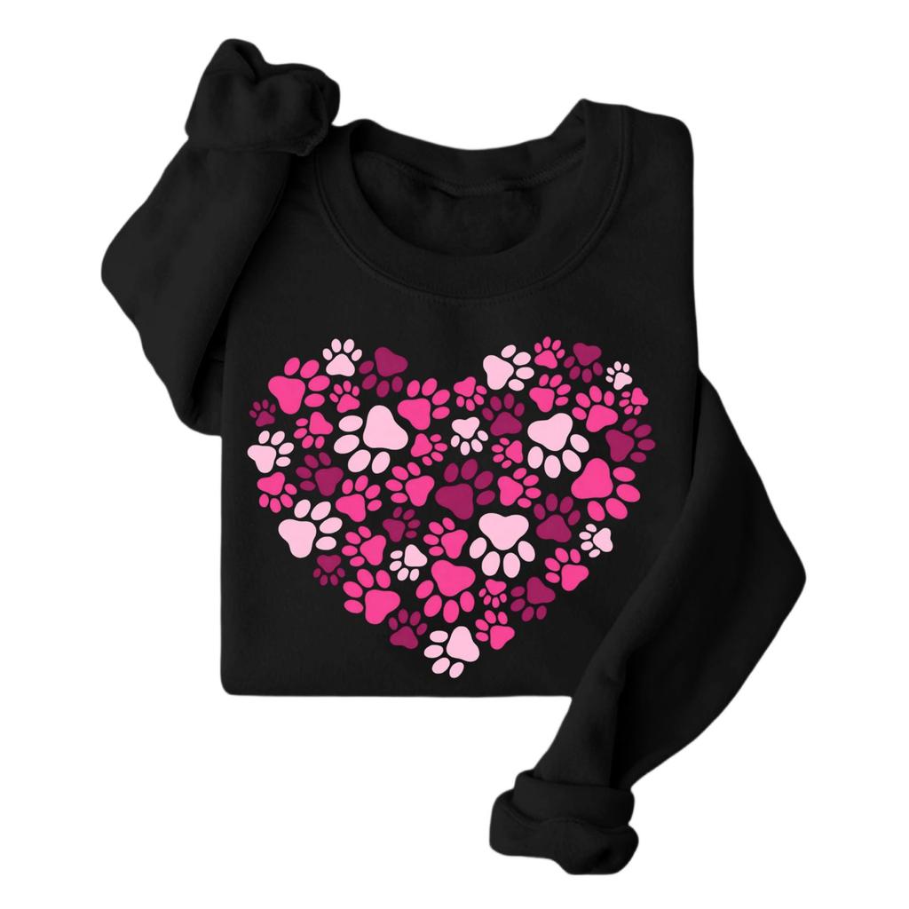 Dámská mikina s kulatým výstřihem Podzimní grafické mikiny Dovolená Dlouhý rukáv Spuštěná ramena Pulovr