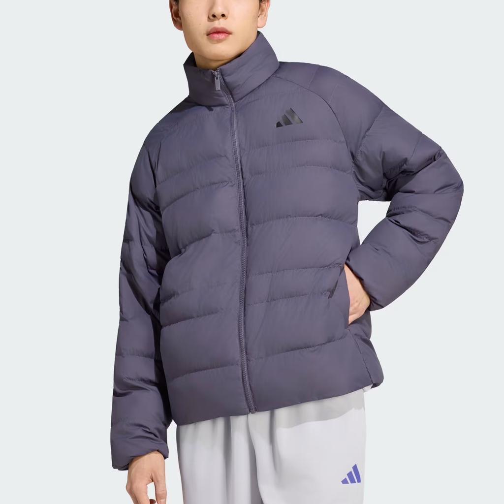Adidas Puffer Jackets Men's Aurora Agate Hooded Non Detachable Moderate KS7700