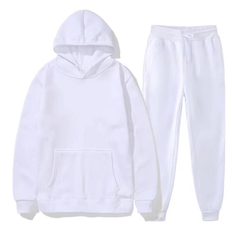 Set Hanorac Fleece și Pantaloni de Jogging pentru Bărbați