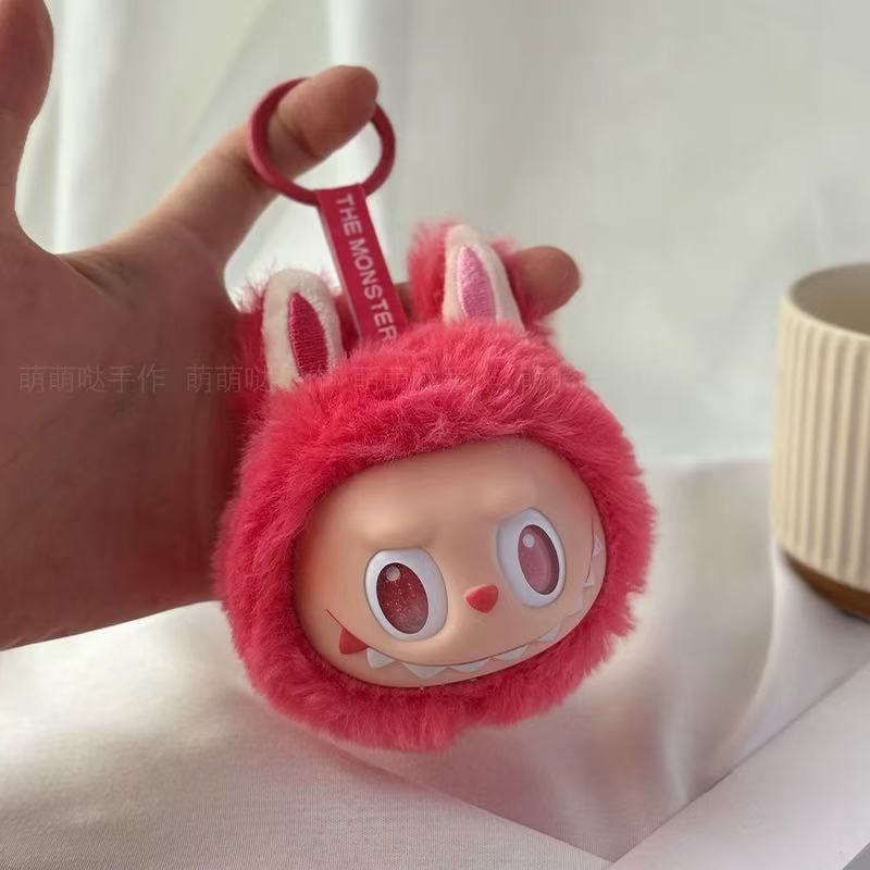 

Rab Keychain Plush Toy Internet Celebrity Pendant Pendant Tide Play красный