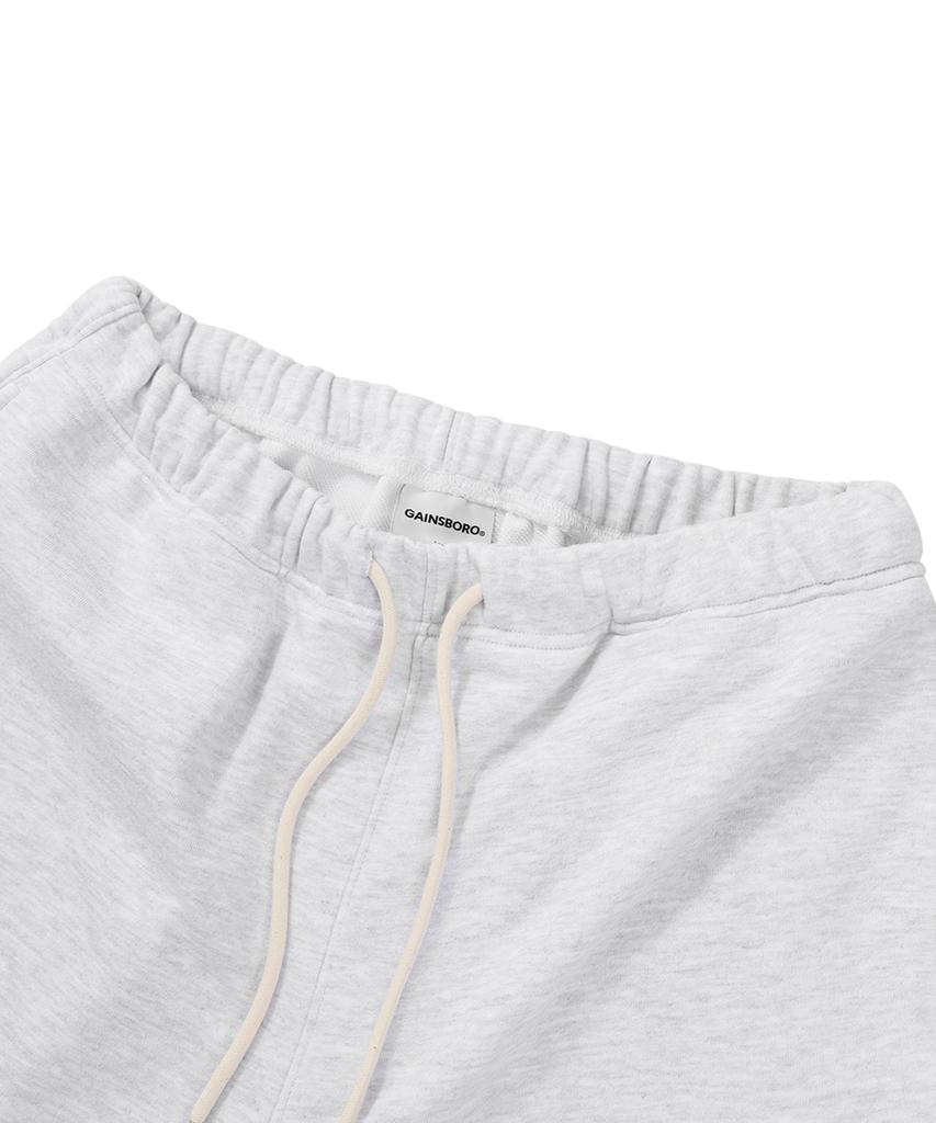 GAINSBORO Golden Logo Jogger Pants_White Melange