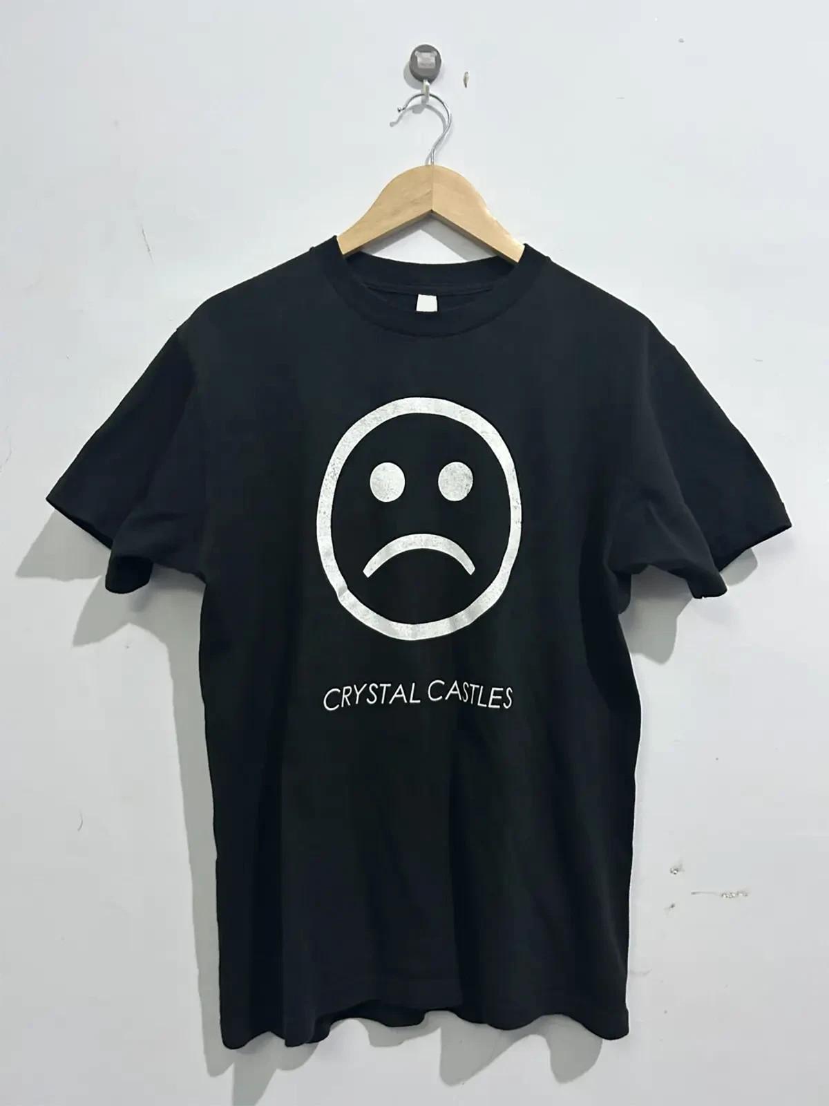 2011 Crystal Castles Sad Face T Shirt Full Size S-5XL S разноцветный