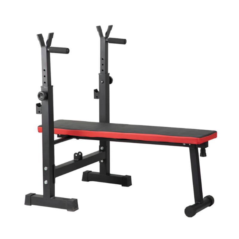 Junshi Home Weightlifting Bench and Barbell Rack Set