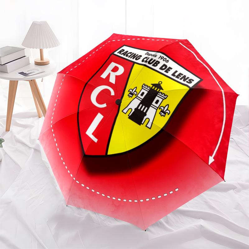 RC Lens  Pattern, Automatic Folding Umbrella, Portable and Foldable Design, 8 Ribs, a Christmas or Birthday Gift.