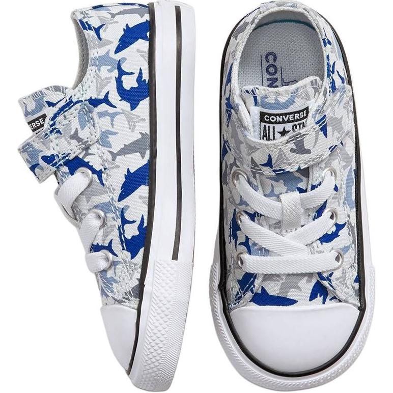 Converse Chuck Taylor All Star Comfortable Versatile Low Top Walker Shoes Baby sneaker White Blue Gray 766892C