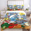 Smurf Kitchen Print 3Pcs Bedding Setduvet Cover With 2 Bedropillowcase Home Birthday Gift