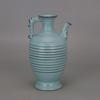 Song Dynasty Ru Kiln Blue Glaze Knife-Cut Dragon Handle Pot - Chinese Cultural Relic Antique Porcelain Imitation