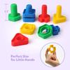 Nuts and Bolts Toys for Toddlers Preschoolers Kids STEM Educational Building Construction Screw Matching Activities