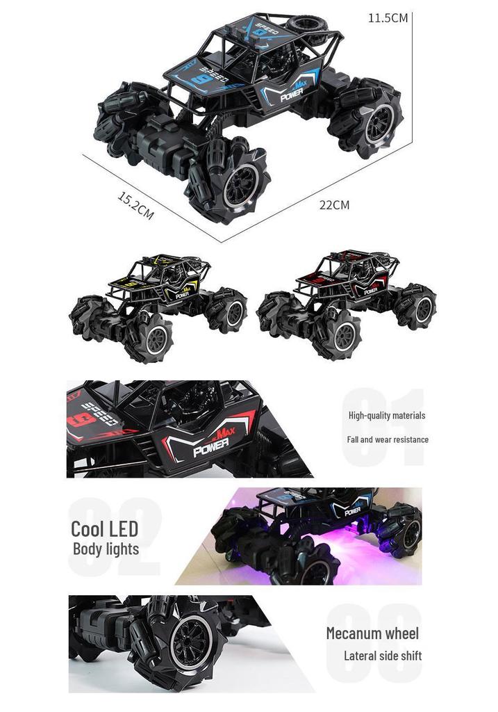 In Stock: S611 Remote Control Sideways-Climbing Stunt Car with One-Key Demo, Off-Road Toy Gift