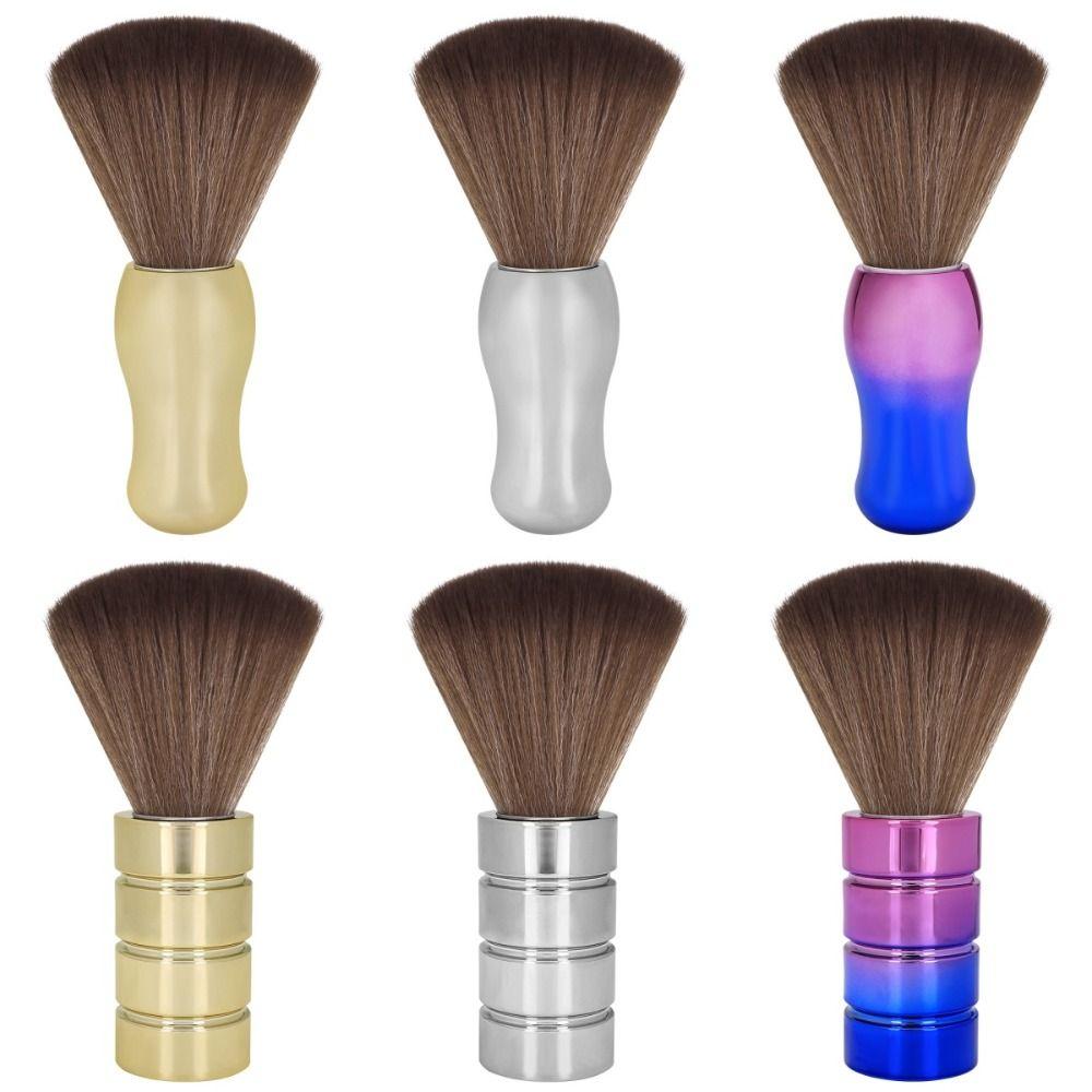 Duster Salon Hair Sweep Brush with Handle Hair Cutting Brush Durable Neck Duster Brush  Barber