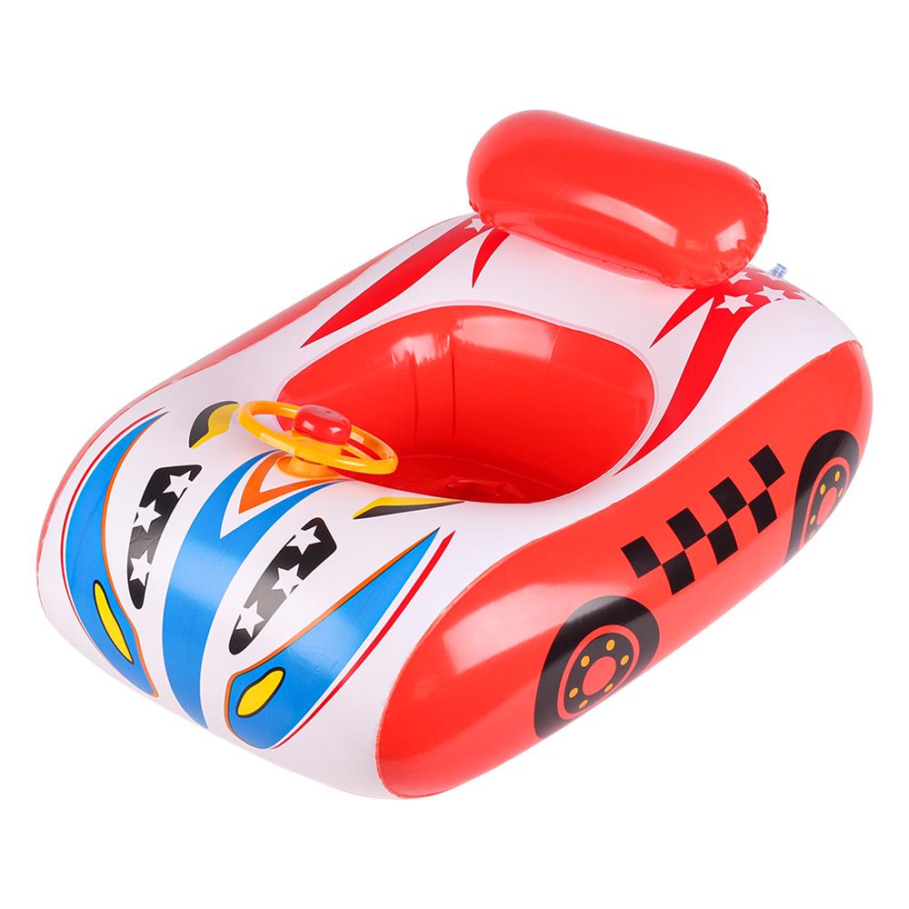 ABC Sunshade Baby Swimming Ring with Steering Wheel & Seat