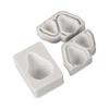 3 Pcs/Set Strawberry Fruit Silicone Mold Fondant Chocolate Candy Clay Mould Cake Decorating Tools Baking Accessory top sale