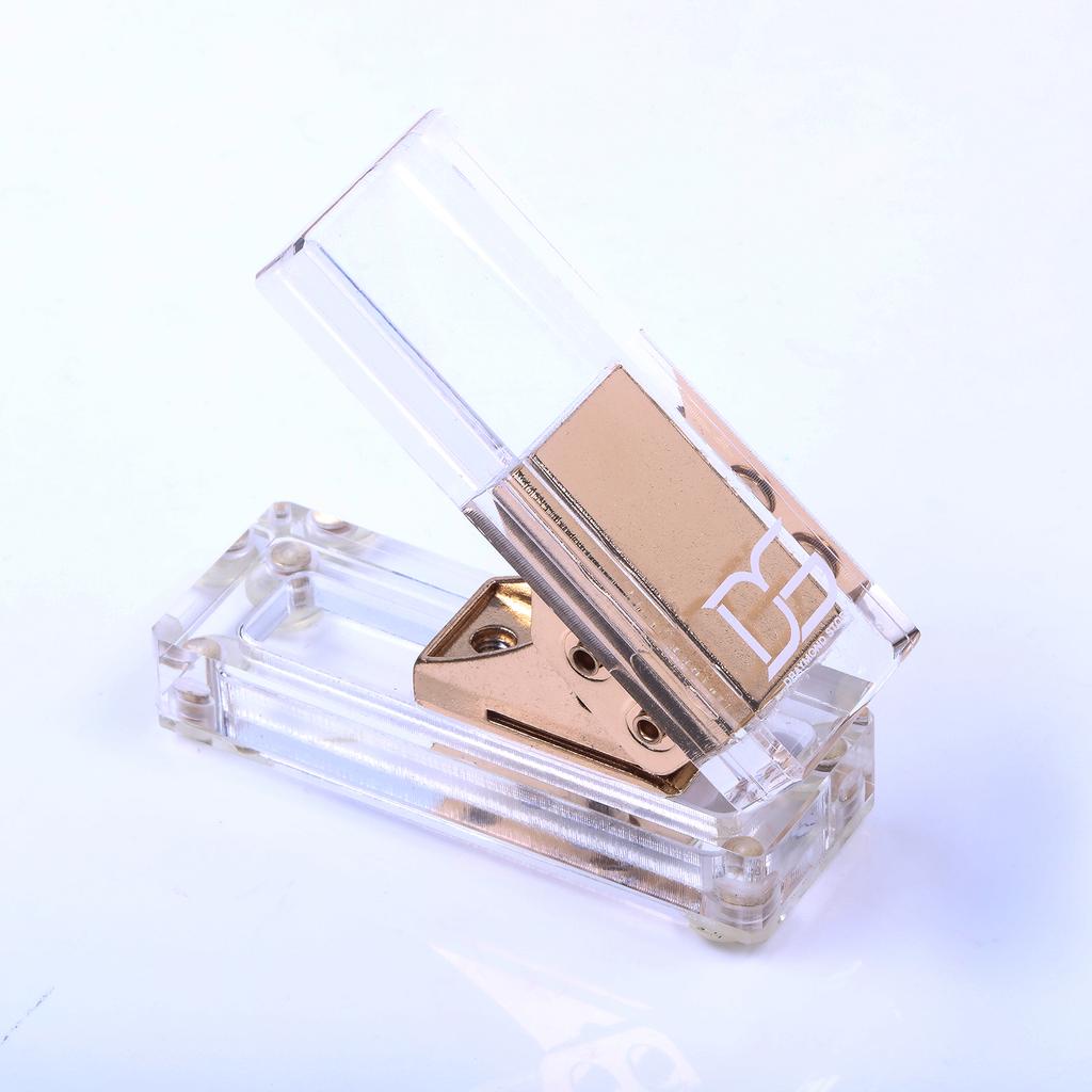 2 Stück Acryl Locher Klar Heftklammerentferner Schwerlast Locher Basteln Bürobedarf