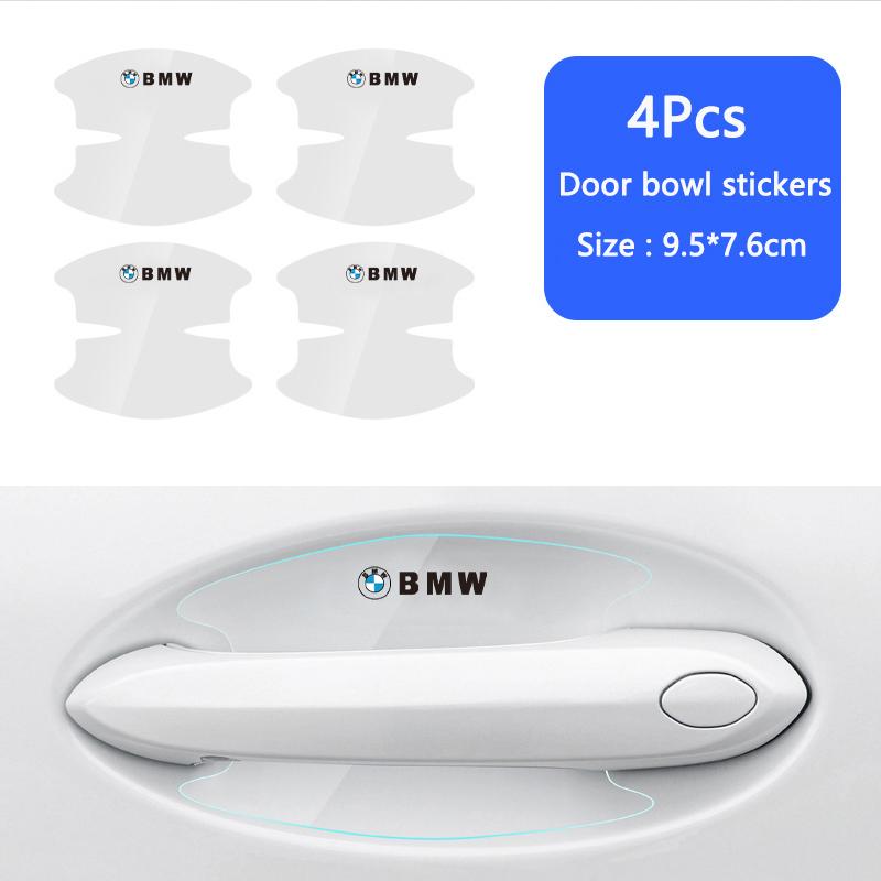 Car Door Handle Protective Film Transparent Anti-Scratch Sticker For BMW E46 E90 E60 F30 G20 X1 X2 X3 X4 X5 X6 X7 I3 I4 I5 I7 M2