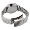 Casio Quartz Unisex 37mm Silver X Blue Stainless Steel Band Watch, MTP-VT05D-2E