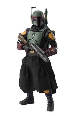 TAMASHII NATIONS Star The Mandalorian Boba Approximately and Action Figure S.H.Figuarts Wars Fett, 155mm, ABS, PVC, Fabric, Pre-painted