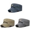 Classic Cotton Flat Brim Hat With Adjustable Fit For Men And Women