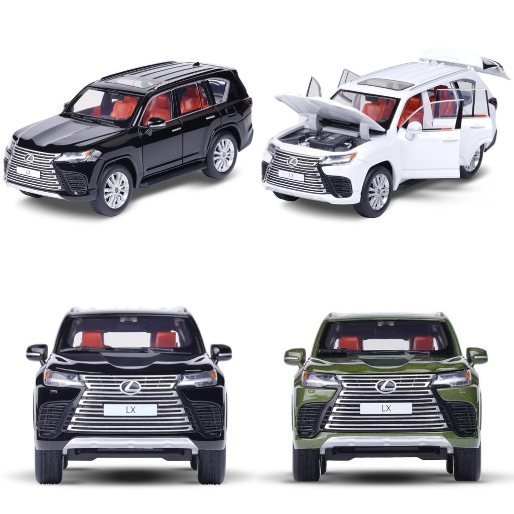 Alloy Model Car Lexus Off Road Suv With Luminous Steering Shock Absorber Design