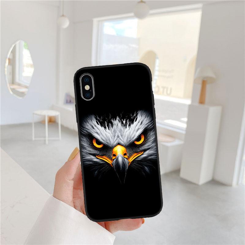 LO51 Hawk Eagle Soft Shell Phone Case for Redmi Note 10 11 12 Pro Max 10S 10C 10T 11A 11S 12S 12C