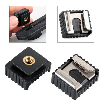 Adaptér pro upevnění blesku SC6 do patice blesku, adaptér pro upevnění držáku blesku do patice blesku, šroub 1/4" pro studiový stativ Speedlite SC-6