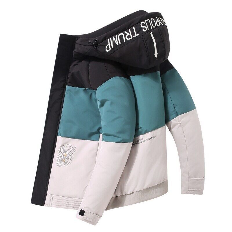 Daunenjacke Herren und Damen Gleich Kurze Verdickte Winter Neue Kapuzenjacke Outdoor Paar